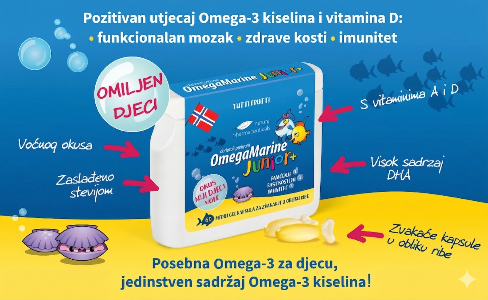 Az Omega-3 savak és a D-vitamin pozitív hatásai
