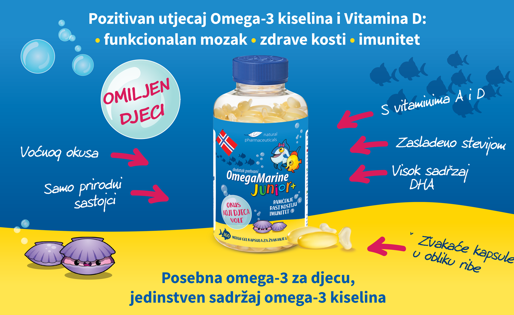 Az Omega-3 savak és a D-vitamin pozitív hatásai